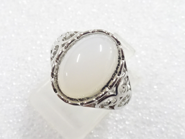 JAPANESE KIMONO / ANTIQUE COLORED STONE RING (SIZE 11)